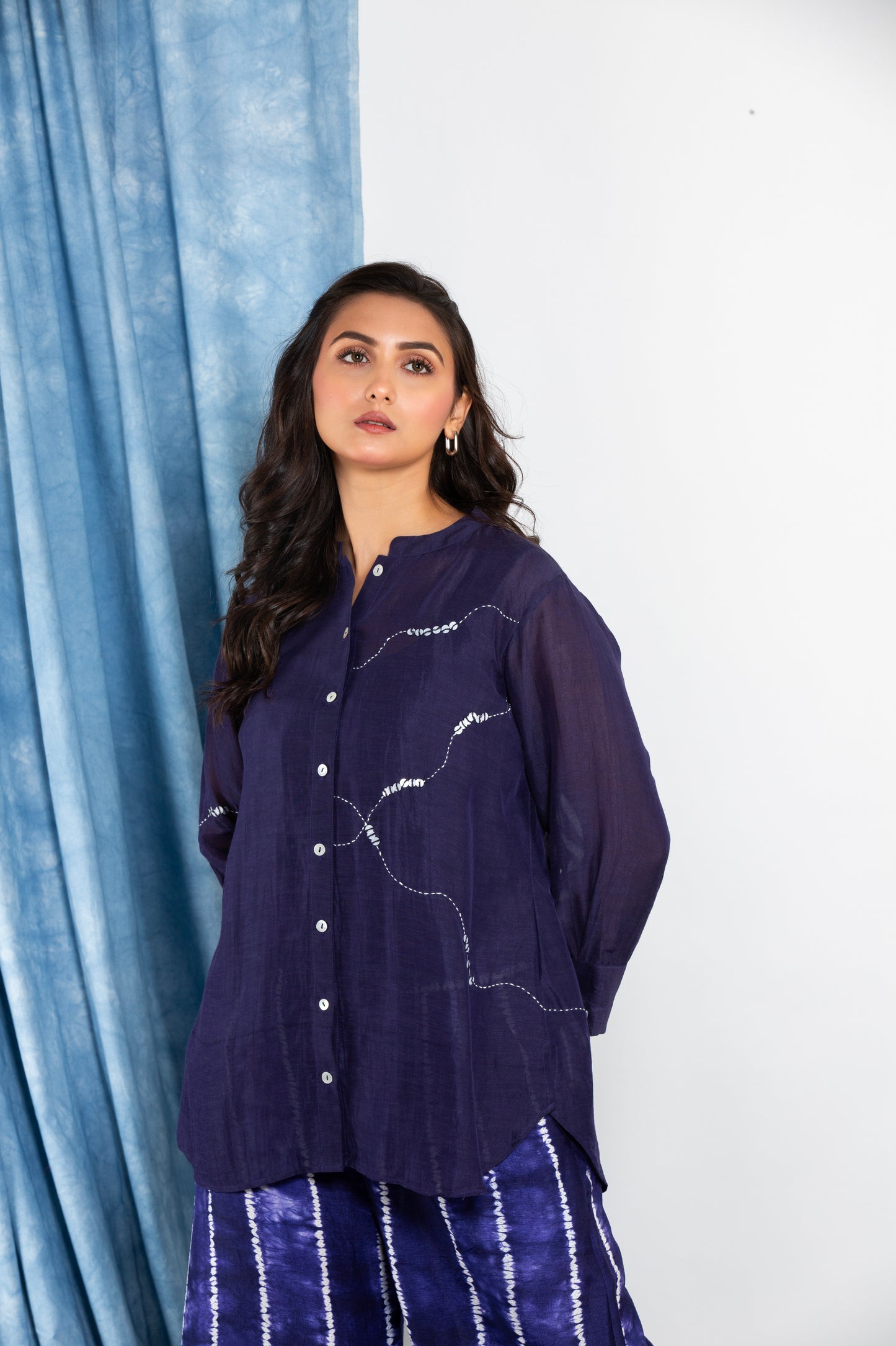DARK PURPLE SHIBORI SET