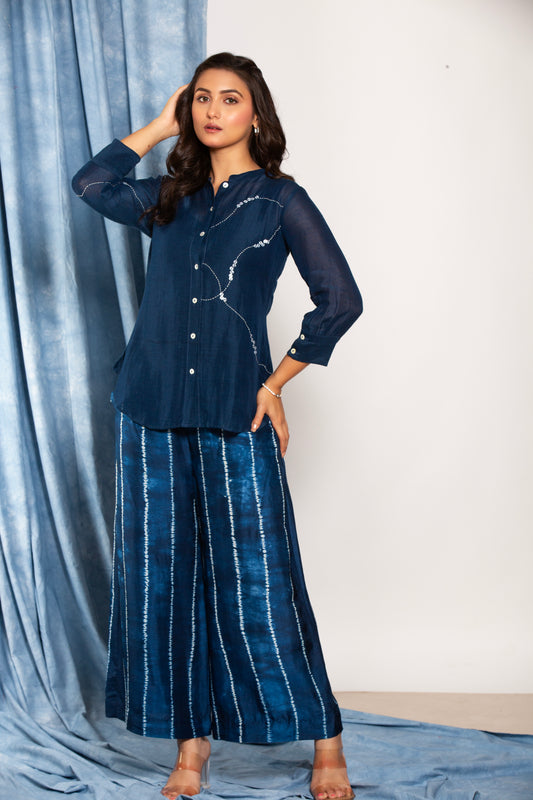 BLUE SHIBORI SET