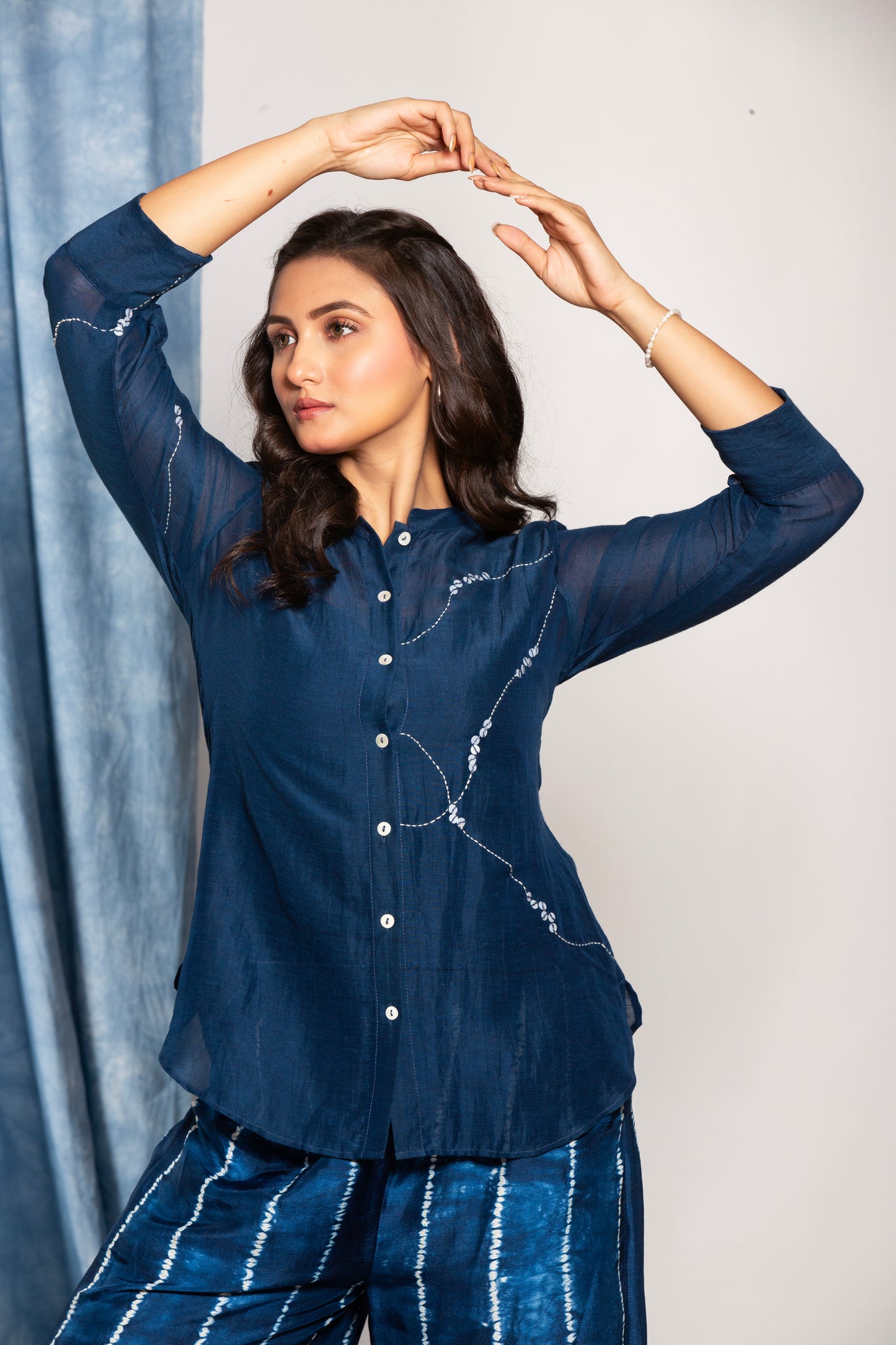 BLUE SHIBORI SET
