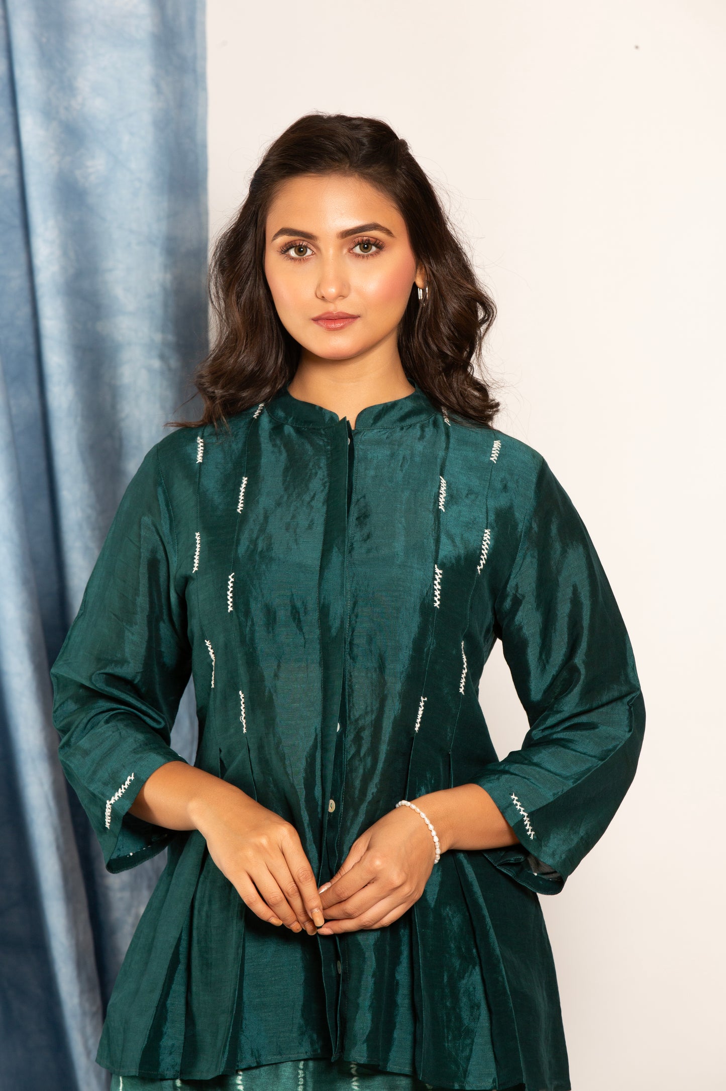 EMERALD GREEN SHIBORI SET