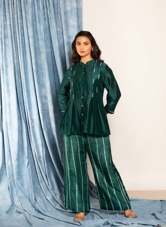 EMERALD GREEN SHIBORI SET