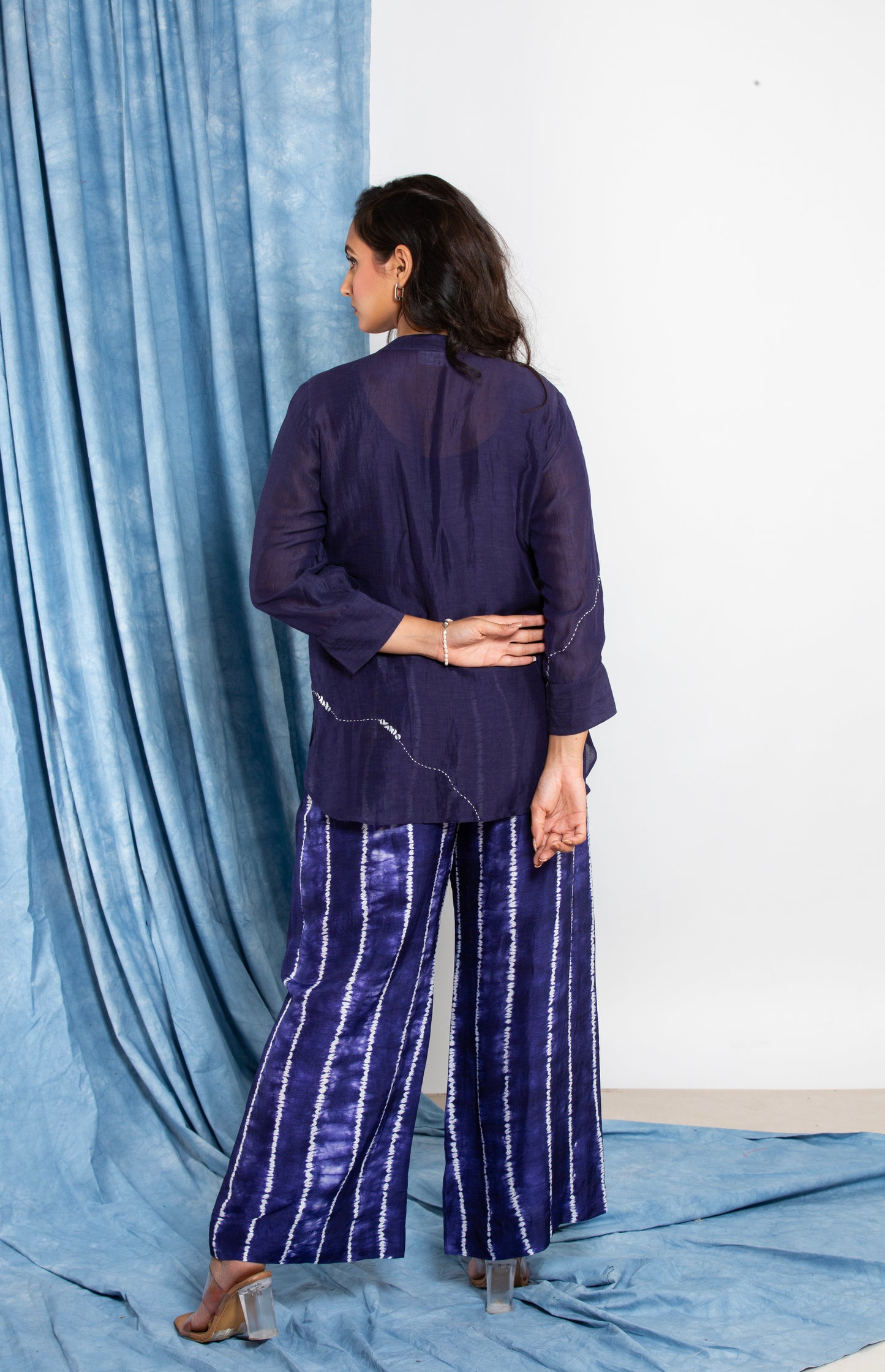 DARK PURPLE SHIBORI SET